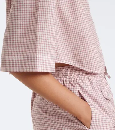 Valentino VLogo gingham cotton shirt | Thumbnail 5