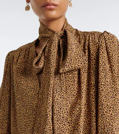 Valentino Leopard print silk blouse | Thumbnail 6 Valentino Leopard print silk blouse | Thumbnail 6