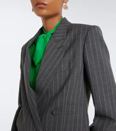 Valentino Pinstripe virgin wool blazer | Thumbnail 4 Valentino Pinstripe virgin wool blazer | Thumbnail 4