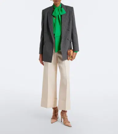 Valentino Pinstripe virgin wool blazer | Thumbnail 5 Valentino Pinstripe virgin wool blazer | Thumbnail 5