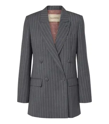 Valentino Pinstripe virgin wool blazer | Thumbnail 1 Valentino Pinstripe virgin wool blazer | Thumbnail 1