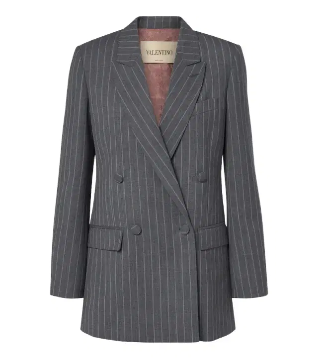 Valentino Pinstripe virgin wool blazer