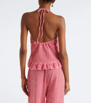 Montce Brooklyn gingham halterneck top | Thumbnail 3