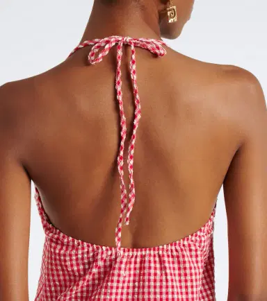 Montce Brooklyn gingham halterneck top | Thumbnail 5