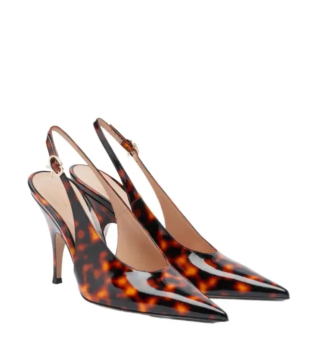 Gianvito Rossi Sofia leather slingback pumps