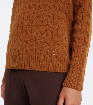 Valentino VLogo cable-knit cashmere sweater | Thumbnail 2