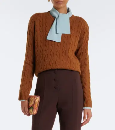 Valentino VLogo cable-knit cashmere sweater | Thumbnail 7