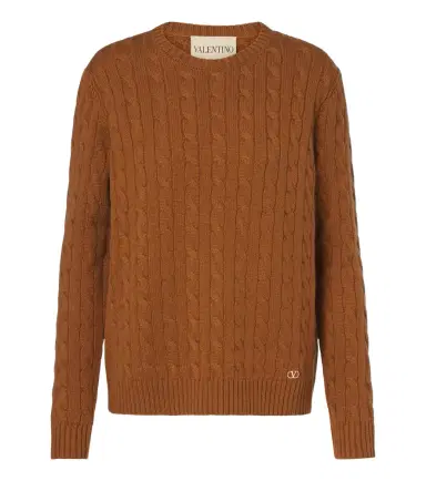 Valentino VLogo cable-knit cashmere sweater | Thumbnail 1