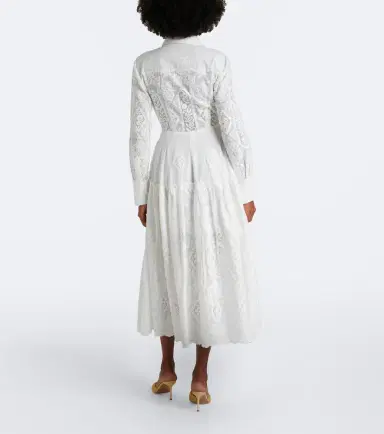 Erdem Floral embroidered cotton shirt dress | Thumbnail 3
