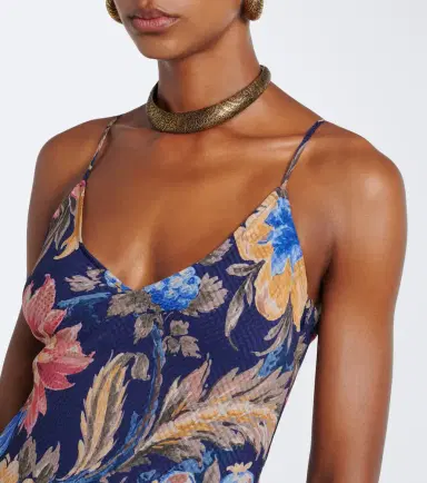 Etro Floral ruffled gown | Thumbnail 3