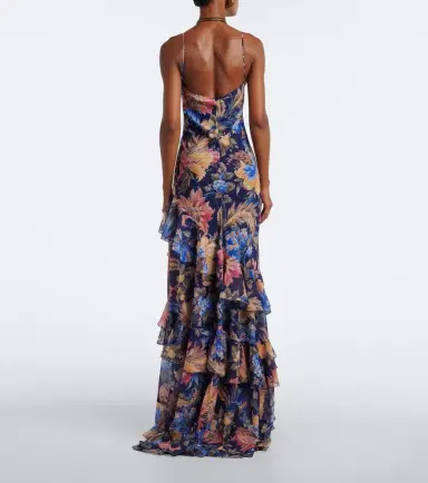 Etro Floral ruffled gown | Thumbnail 5