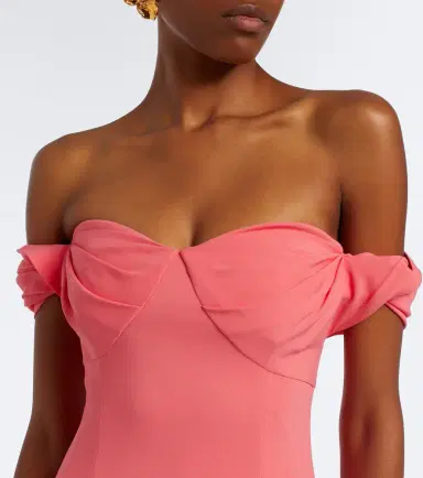 Oscar de la Renta Off-shoulder gown | Thumbnail 2 Oscar de la Renta Off-shoulder gown | Thumbnail 2