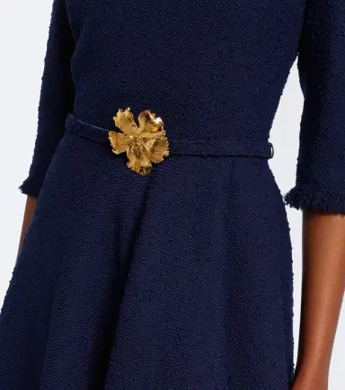 Oscar de la Renta Embellished tweed midi dress | Thumbnail 2 Oscar de la Renta Embellished tweed midi dress | Thumbnail 2