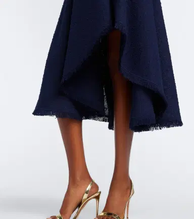Oscar de la Renta Embellished tweed midi dress | Thumbnail 3 Oscar de la Renta Embellished tweed midi dress | Thumbnail 3