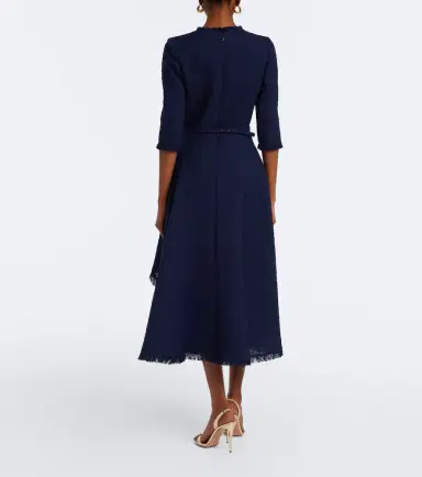 Oscar de la Renta Embellished tweed midi dress | Thumbnail 5 Oscar de la Renta Embellished tweed midi dress | Thumbnail 5