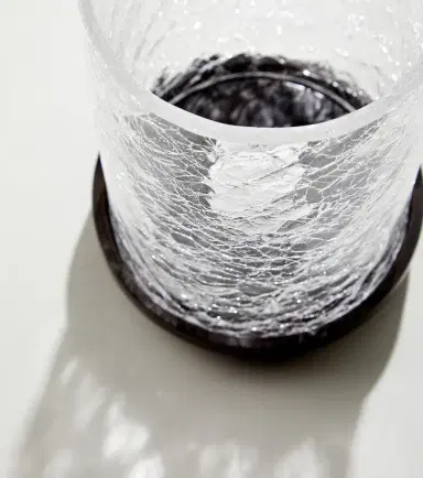 Michael Verheyden Michaël Verheyden Orkan glass and bronze tealight holder | Thumbnail 3