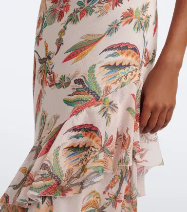Etro Floral ruffled gown | Thumbnail 2