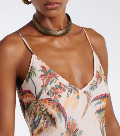 Etro Floral ruffled gown | Thumbnail 4