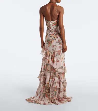 Etro Floral ruffled gown | Thumbnail 5