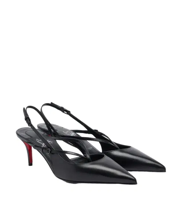 Christian Louboutin Miss Z leather slingback pumps