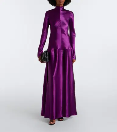 FFORME Satin maxi dress | Thumbnail 3