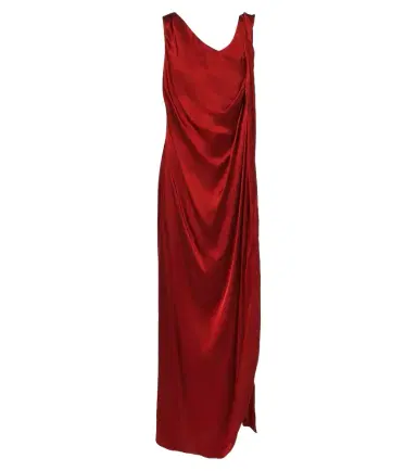Maison Margiela Draped satin maxi dress | Thumbnail 1