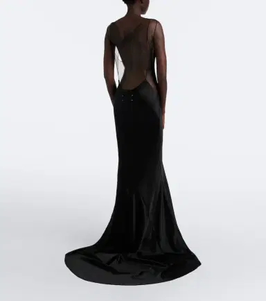 Maison Margiela Satin gown | Thumbnail 4 Maison Margiela Satin gown | Thumbnail 4