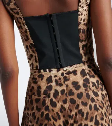 Dolce & Gabbana Leopard-print cotton-blend bustier top | Thumbnail 5 Dolce & Gabbana Leopard-print cotton-blend bustier top | Thumbnail 5