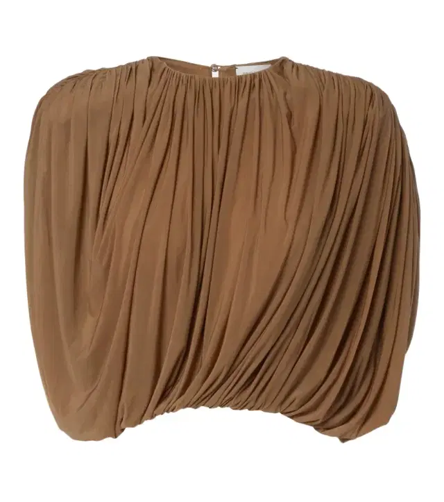 Magda Butrym Draped jersey crop top