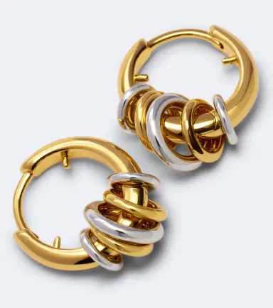 Déhanche Déhanche Revenge hoop earrings | Thumbnail 3 Déhanche Déhanche Revenge hoop earrings | Thumbnail 3