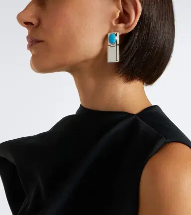 Déhanche Déhanche Embellished pendant earrings | Thumbnail 6