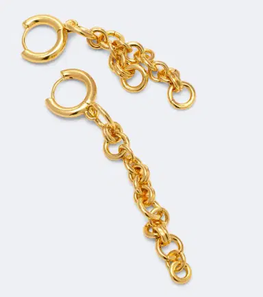 Dehanche Déhanche Revenge asymmetric chain drop earrings | Thumbnail 4
