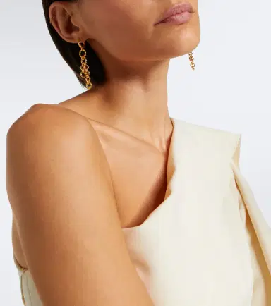 Dehanche Déhanche Revenge asymmetric chain drop earrings | Thumbnail 5