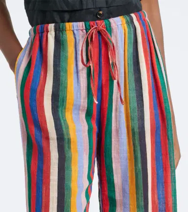 Staud Mateo striped cotton wide-leg pants | Thumbnail 3
