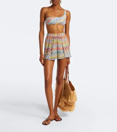 Missoni Zigzag lamé shorts | Thumbnail 2