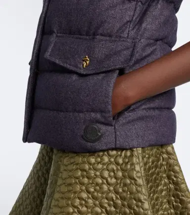 Moncler Bessez denim down vest | Thumbnail 3 Moncler Bessez denim down vest | Thumbnail 3