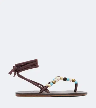 Ancient Greek Sandals Katia beaded thong sandals | Thumbnail 2
