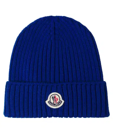 Moncler Enfant Logo virgin wool beanie | Thumbnail 1