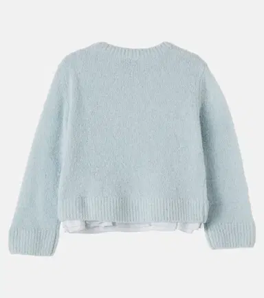 Moncler Enfant Layered wool-blend sweater | Thumbnail 3