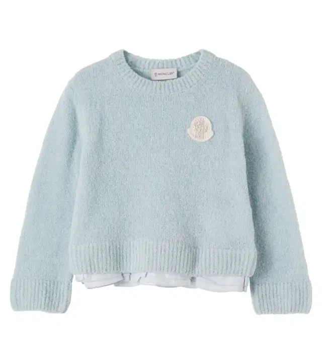 Moncler Enfant Layered wool-blend sweater