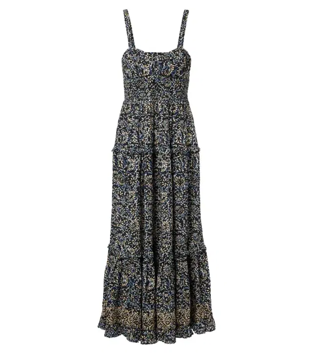 Ulla Johnson Ophelia printed cotton-blend midi dress