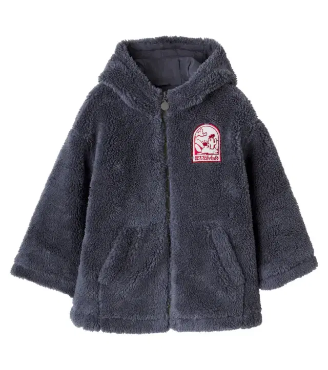 Stella McCartney Kids Hooded fleece jacket