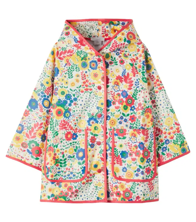 Stella McCartney Kids Floral raincoat