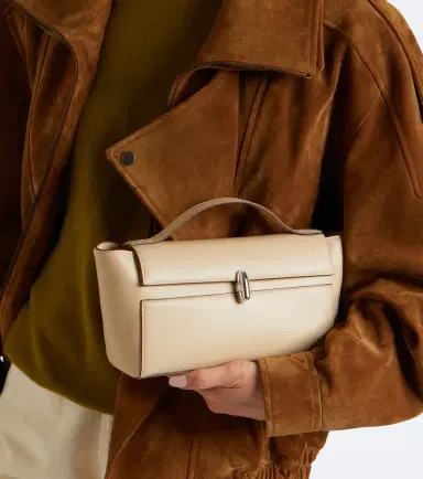 Savette Symmetry Trapeze Small leather top-handle bag | Thumbnail 4