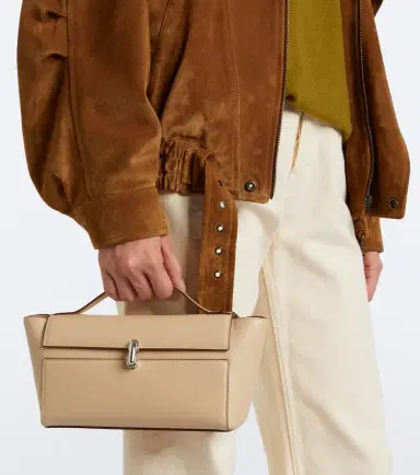 Savette Symmetry Trapeze Small leather top-handle bag | Thumbnail 6