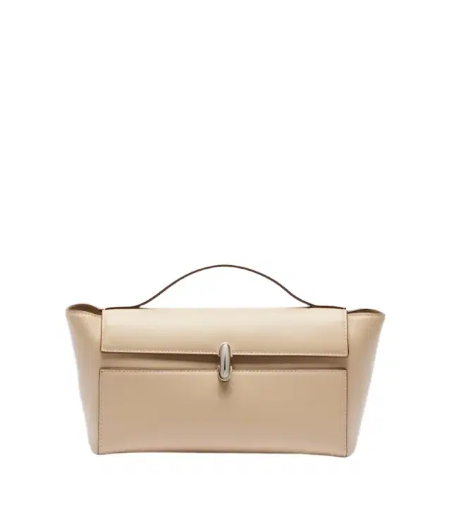 Savette Symmetry Trapeze Small leather top-handle bag