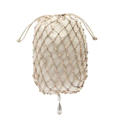 Savette Macramé Small leather pouch | Thumbnail 1 Savette Macramé Small leather pouch | Thumbnail 1