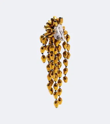 Isabel Marant Hanabi beaded clip-on earrings | Thumbnail 4