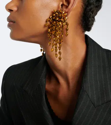 Isabel Marant Hanabi beaded clip-on earrings | Thumbnail 6