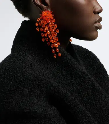 Isabel Marant Hanabi beaded clip-on earrings | Thumbnail 6